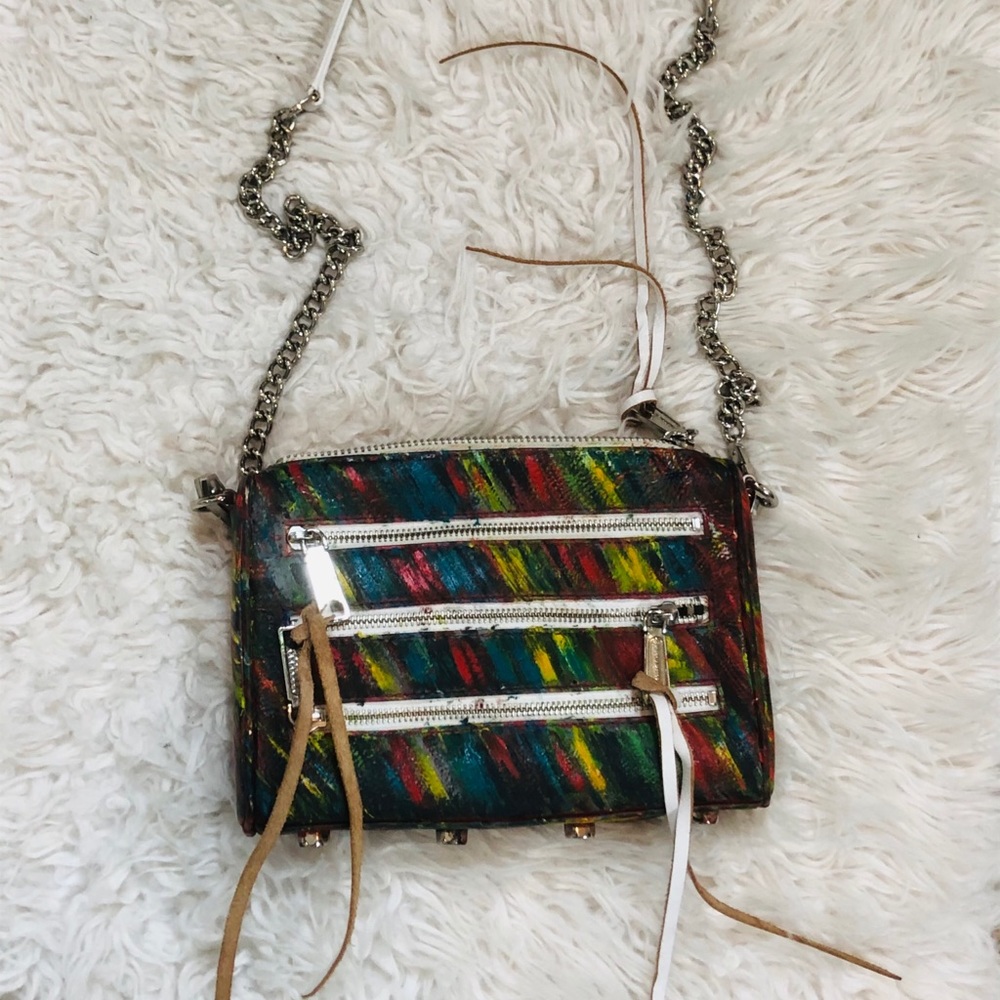 Rebecca Minkoff crossbody custom painted